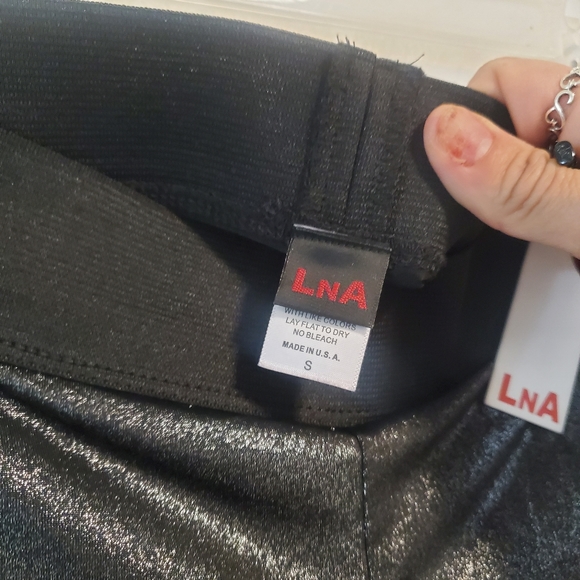 LNA sparkle leggings new $118 shimmering - Picture 7 of 8
